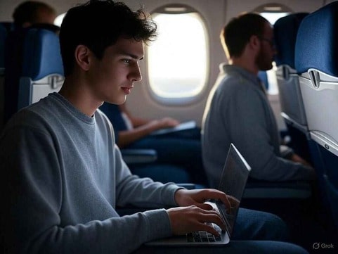 Czy w samolocie jest Internet